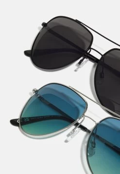 Pier One 2 Pack - Gafas De Sol - Black/Blue -Pier One 0536698a6dde466ab05cd7db74609b09