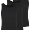 Pier One 3 Pack - Camiseta Interior - Black -Pier One 06762bfe9206436092ff534aaedde4f6