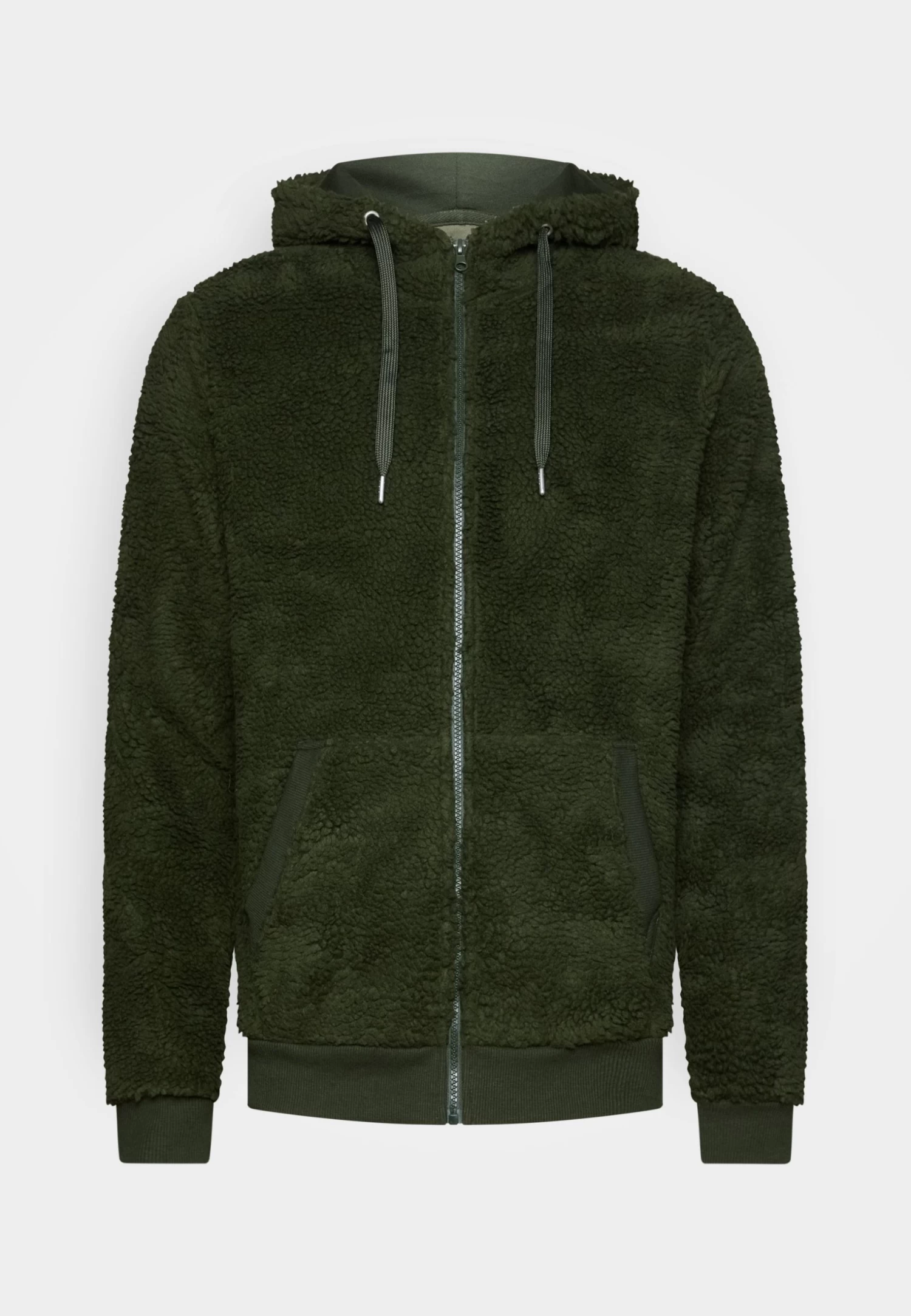 Pier One Borg Zip-Up Jacket - Forro Polar - Dark Green 3 Pier One Borg Zip-Up Jacket - Forro Polar - Dark Green