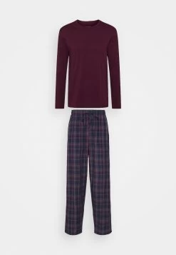 Pier One Pijama - Bordeaux/Dark Blue