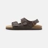 Pier One Unisex - Sandalias - Dark Brown