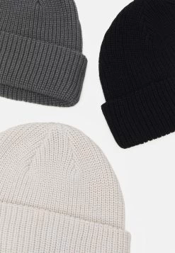 Pier One Unisex 3 Pack - Gorro - Black/Dark Grey/Off-White/ 8 Pier One Unisex 3 Pack - Gorro - Black/Dark Grey/Off-White/ -Pier One 227c946f16e945278f07dcddf0a935a2
