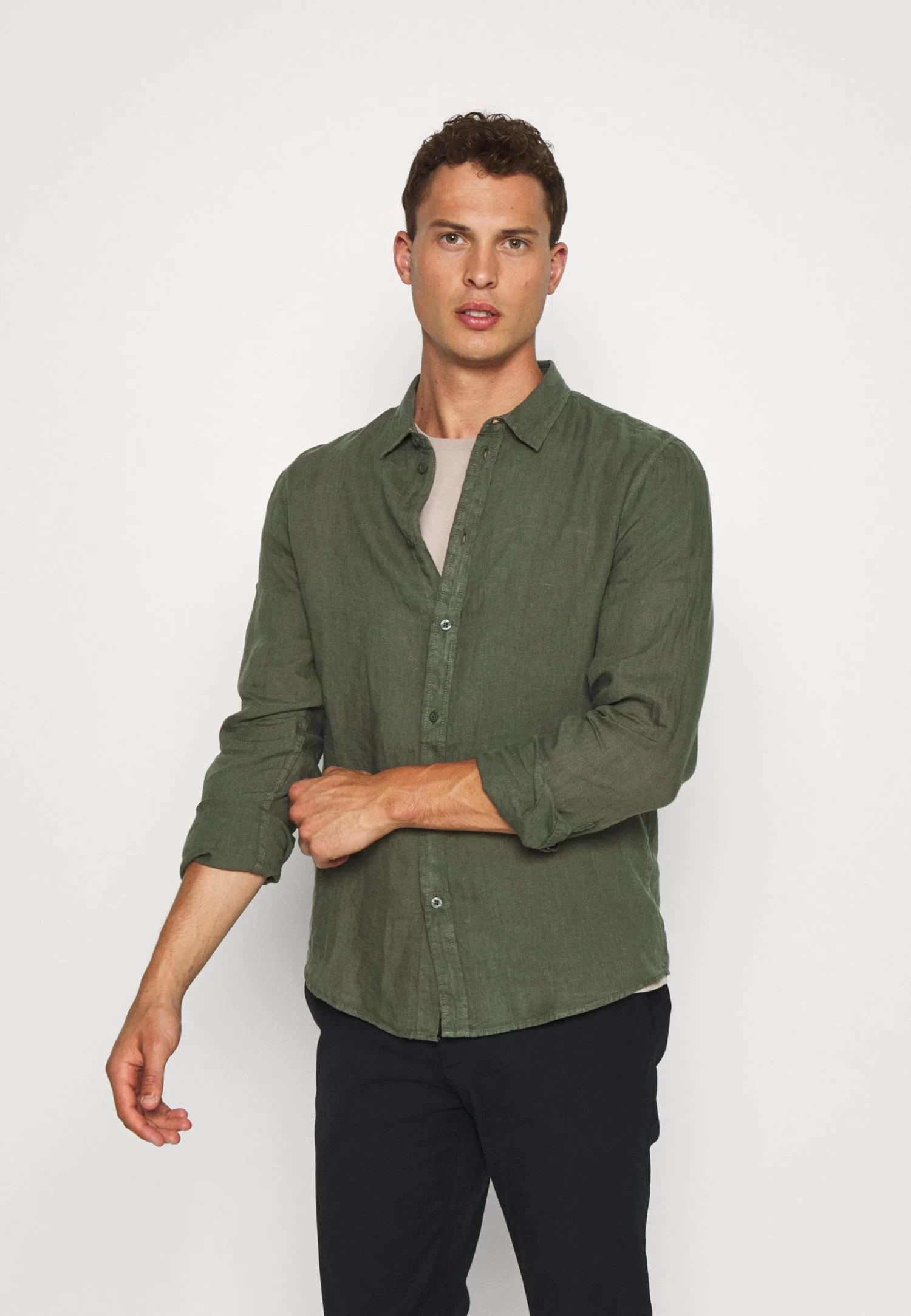 Pier One Camisa - Olive 3 Pier One Camisa - Olive