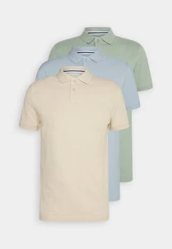 Pier One 3 Pack - Polo - Mint/Tan/Light Blue -Pier One 32306465451b49b68887f2f3443fe714