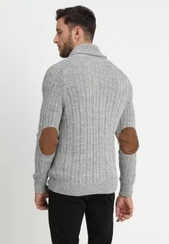 Pier One Chaqueta De Punto - Mottled Dark Grey -Pier One 3374bc5b15c34532a3a61fa1517a3ccc