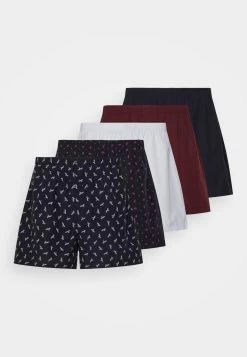 Pier One 5 Pack - Boxer - Dark Blue/Bordeaux/ Blue -Pier One 3422d9ed8c4f49da9db171652d2bfcfc