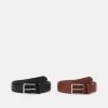Pier One 2 Pack - Cinturón - Brown/Black 1 Pier One 2 Pack - Cinturón - Brown/Black -Pier One 3460666fa3784f91aa1eb7fe7aadcc06