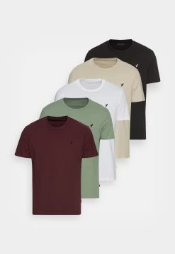 Pier One 5 Pack - Camiseta Básica - White/Green/Bordeaux/Black/Beige 18 Pier One 5 Pack - Camiseta Básica - White/Green/Bordeaux/Black/Beige -Pier One 388df4ed46f64c049d4079afe6c50dc9