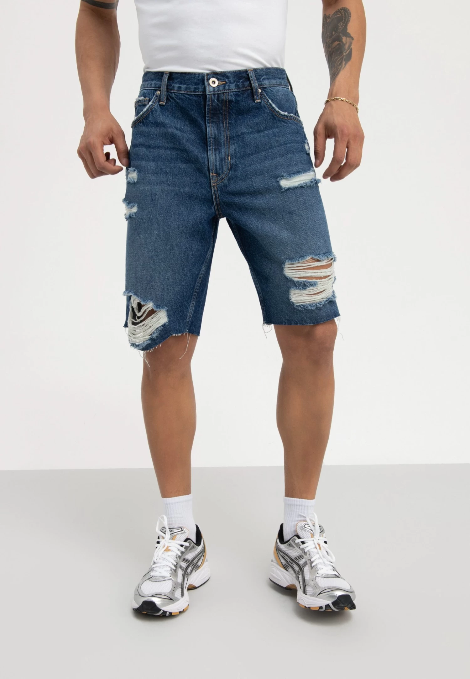 Pier One Shorts Vaqueros - Dark Blue Denim 3 Pier One Shorts Vaqueros - Dark Blue Denim