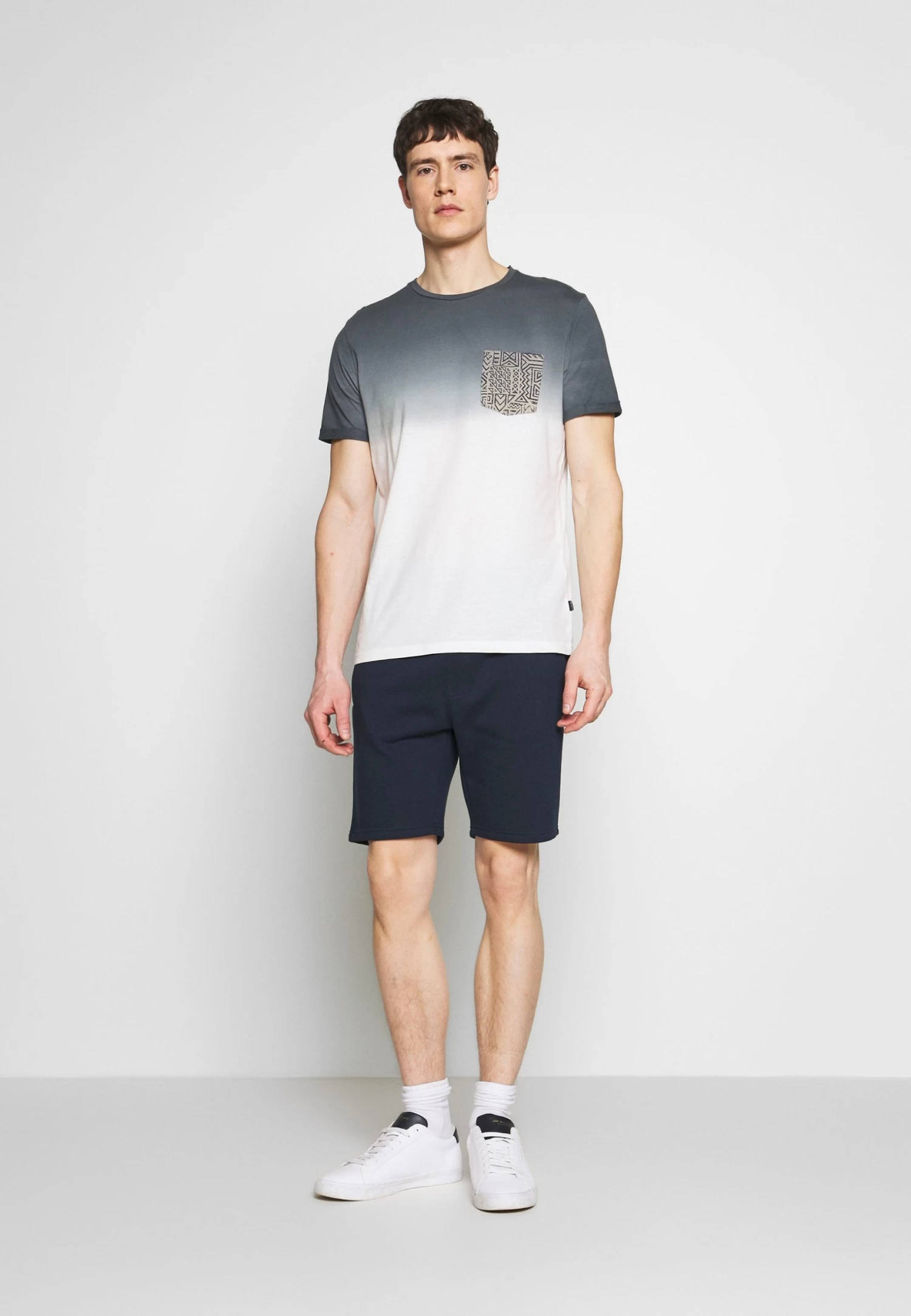 Pier One 2 Pack - Shorts - Dark Blue/Black 4 Pier One 2 Pack - Shorts - Dark Blue/Black - Imagen 2