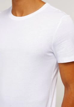 Pier One 2 Pack - Camiseta Básica - White/Black -Pier One 5263f78b1e87481ea0e824d35031cd9e