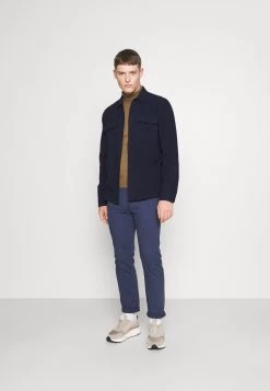 Pier One Belted - Pantalones Chinos - Dark Blue -Pier One 590082bfb33f4dbd83d3963758240015