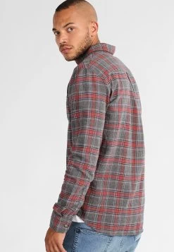 Pier One Camisa - Grey/Coral 10 Pier One Camisa - Grey/Coral -Pier One 62192d2e542d4a69a08273483006118b