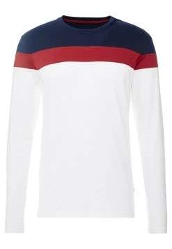 Pier One Camiseta De Manga Larga - Offwhite/Dark Blue -Pier One 63ae9e8cee0e4fb9a5cbf2e242232e72