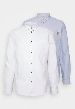 Pier One 2 Pack - Camisa - White/Light Blue 10 Pier One 2 Pack - Camisa - White/Light Blue -Pier One 645ebd8a655b4f1c832198d0ae9d009a