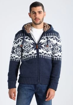 Pier One Chaqueta De Punto - Blue Melange