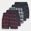 Pier One 5 Pack - Boxer - Black /Dark Blue /Dark Green -Pier One 67b1fc9b7b794ef8884c4a69cb3b9c60