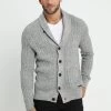 Pier One Chaqueta De Punto - Mottled Dark Grey -Pier One 6b72e6eb7c8c463ebf030f5268848726