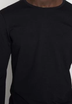 Pier One 2 Pack - Camiseta De Manga Larga - Black -Pier One 6fb881997b8a4876aeba003fd4d9057f