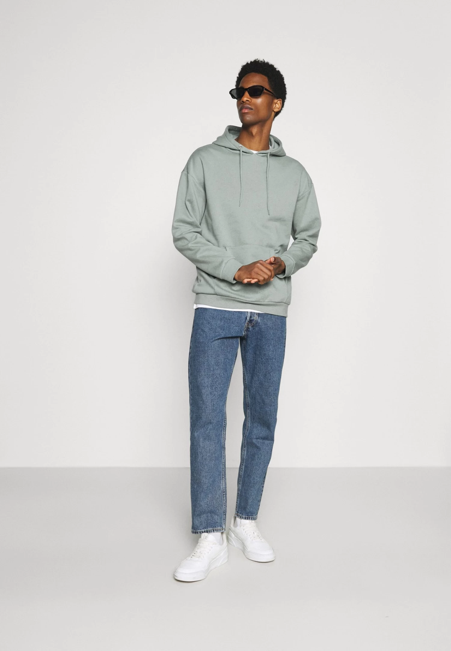 Pier One 2 Pack - Jersey Con Capucha - Black/Green 3 Pier One 2 Pack - Jersey Con Capucha - Black/Green