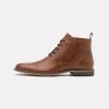 Pier One Leather - Botines Con Cordones -Camel -Pier One 7f6ed8cf4c8f455e8a7d73b5406b1386