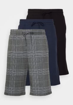 Pier One 3 Pack - Pantalón De Pijama - Blue/Dark Blue/Black -Pier One 81ab57740cad436c85d9364cf741b6b8
