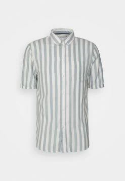 Pier One Camisa - Light Blue/White