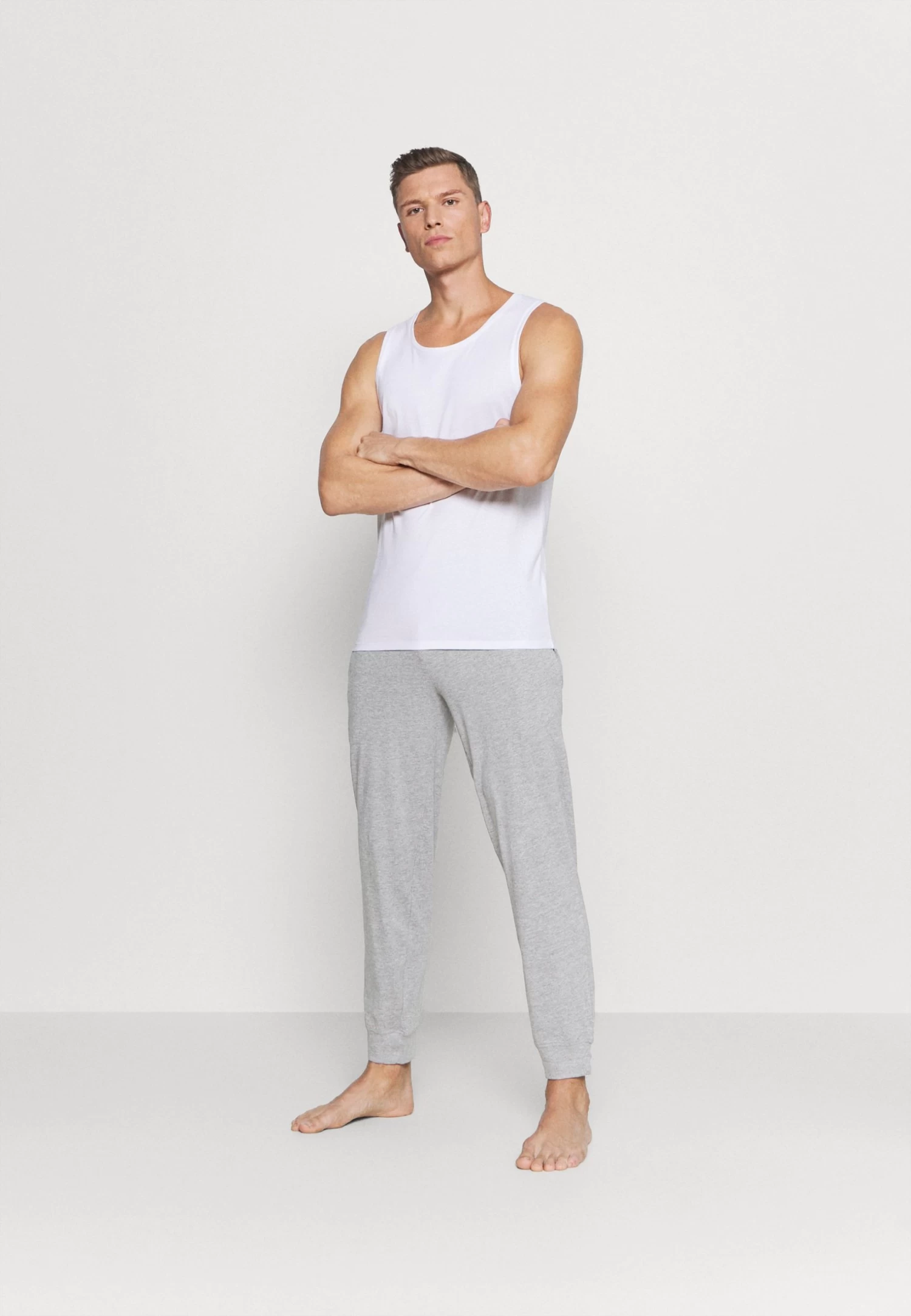 Pier One 2 Pack - Pantalón De Pijama - Mottled Dark Grey/Mottled Grey 3 Pier One 2 Pack - Pantalón De Pijama - Mottled Dark Grey/Mottled Grey