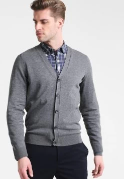 Pier One Chaqueta De Punto - Dark Grey Melange