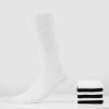 Pier One 7 Pack - Calcetines - White/Black