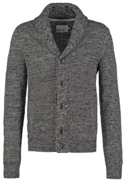 Pier One Chaqueta De Punto - Dark Grey Melange -Pier One 8e23516e1ab8430d944116b45baef9ed