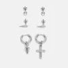 Pier One 3 Pack Unisex - Pendientes - Silver-Coloured 1 Pier One 3 Pack Unisex - Pendientes - Silver-Coloured -Pier One 91ff65dc2d62466d9aae0c3f60ce44b7
