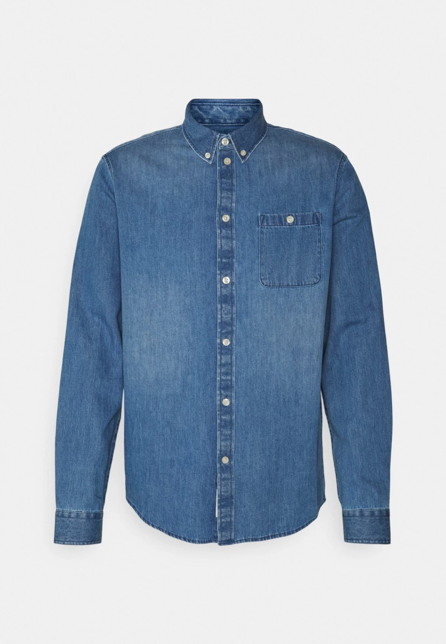 Pier One Denim Shirt - Camisa - Blue Denim 3 Pier One Denim Shirt - Camisa - Blue Denim