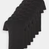 Pier One 7 Pack - Camiseta Básica - Black