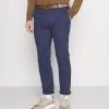 Pier One Belted - Pantalones Chinos - Dark Blue -Pier One a006197e91c449df9c82359f2c8f9d83