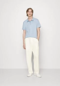 Pier One Drawcord Trousers Linen Blend - Pantalones - White -Pier One a561359c7bc84cdfba9f6041666ec978