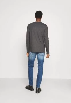 Pier One 2 Pack - Camiseta De Manga Larga - Dark Grey/Black -Pier One a601e52fa7974b079f93b858d4b782ec