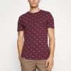 Pier One Camiseta Estampada - Bordeaux