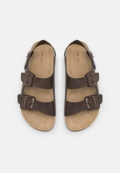 Pier One Unisex - Sandalias - Dark Brown -Pier One a689817c07e34f47aa63a98de89f094a