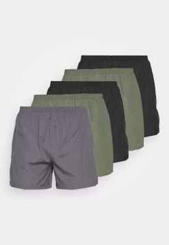 Pier One 5 Pack - Boxer - Black/Khaki/Dark Grey -Pier One aabf1b6cd2d84a338064454393e5f372