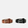 Pier One 2 Pack - Cinturón - 802 - Black_708 - Cognac 2 Pier One 2 Pack - Cinturón - 802 - Black_708 - Cognac -Pier One abeb01e9f66341298bd4d0757b9b6d0e