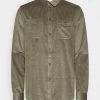 Pier One Corduroy Overshirt - Camisa - Khaki