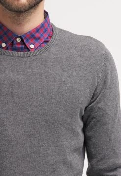 Pier One Basic Crewneck - Jersey De Punto - Dark Grey Melange 10 Pier One Basic Crewneck - Jersey De Punto - Dark Grey Melange -Pier One c1b29baf2944429ea88183988b30aa5a