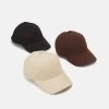 Pier One Unisex 3 Pack - Gorra - Black/Dark Brown/Beige 2 Pier One Unisex 3 Pack - Gorra - Black/Dark Brown/Beige -Pier One c2733f675ca44ebd8c1145369473dacc