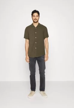 Pier One 2 Pack - Camisa - Olive/Black