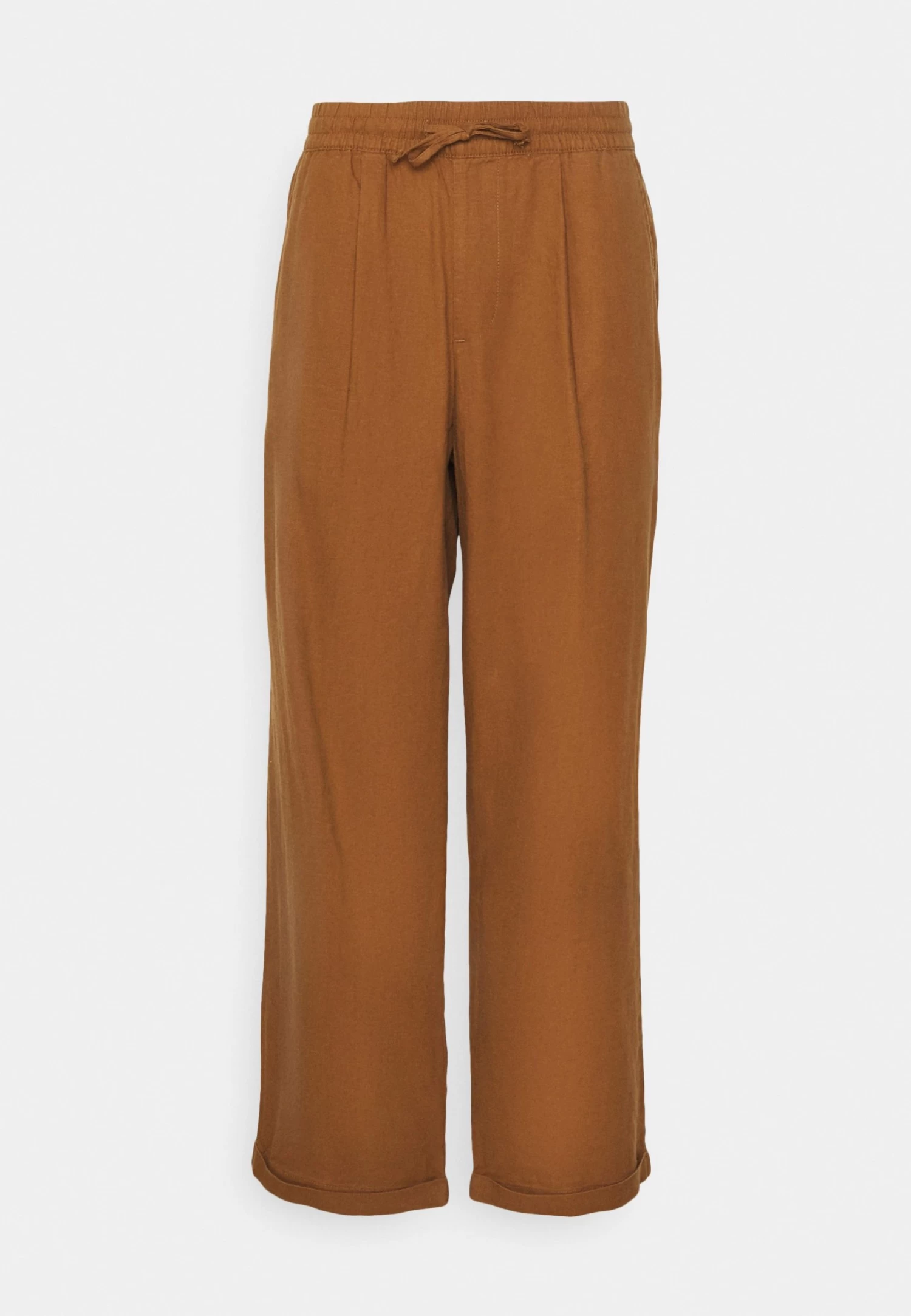 Pier One Drawcord Trousers Linen Blend - Pantalones - Brown 6 Pier One Drawcord Trousers Linen Blend - Pantalones - Brown - Imagen 4