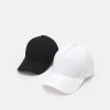 Pier One Unisex 2 Pack - Gorra - Black/White -Pier One c81afa5f2a2041ba9384bf535a217551