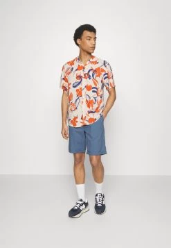 Pier One Linen Blend Drawcord Shorts- Shorts - Blue -Pier One cab796ee05c1496a94175cb67cf2f4ba