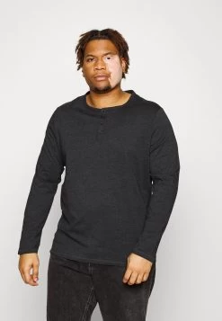 Pier One 2 Pack - Camiseta De Manga Larga - Dark Grey/Red -Pier One cb38540c29b64232a08414884540a699