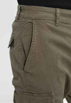 Pier One Cuffed Skinny Trouser- Pantalones Cargo - Khaki -Pier One d2d82bf41c3447a39630e8d87c5dfed4